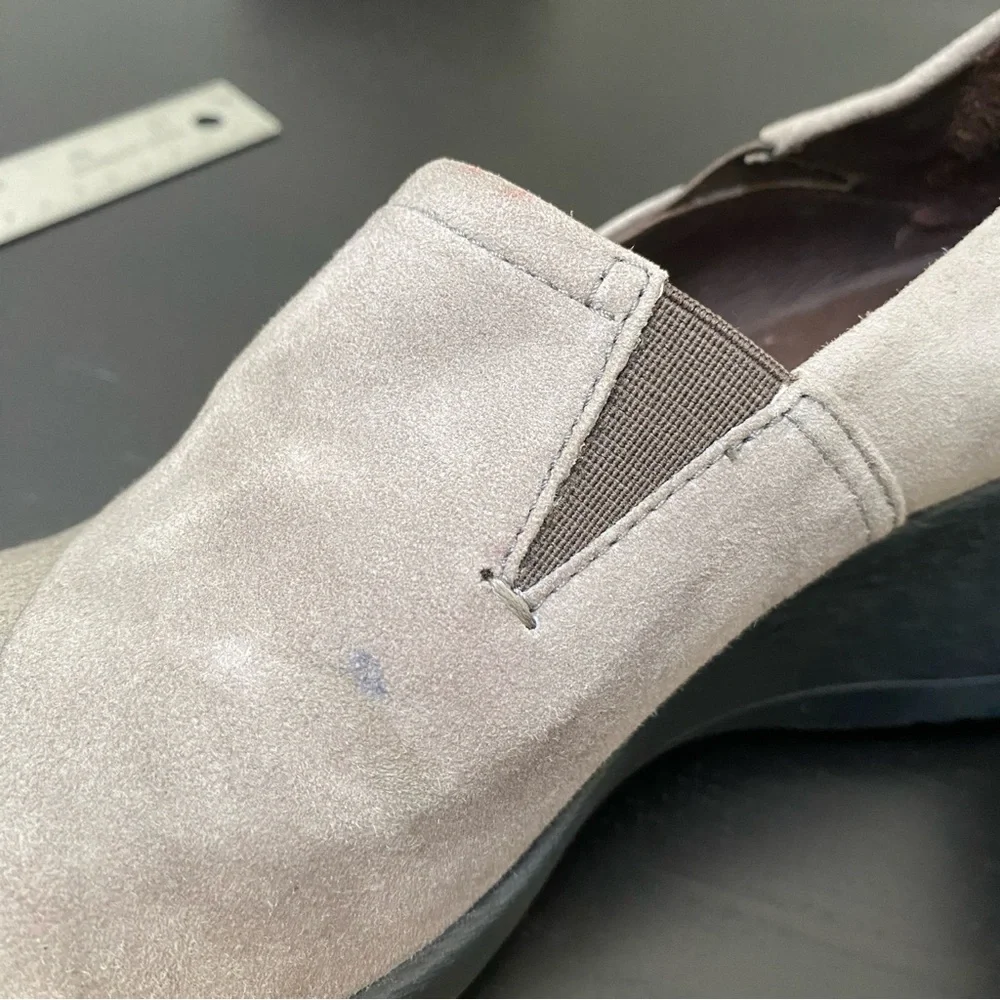 Dansko Rosalind Women's Grey Suede Wedge Shoes EU Size 40